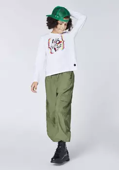 Лонгслив emoji, белый