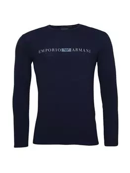 Лонгслив Emporio Armani, синий