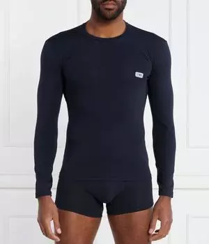 Лонгслив Emporio Armani Slim Fit, синий