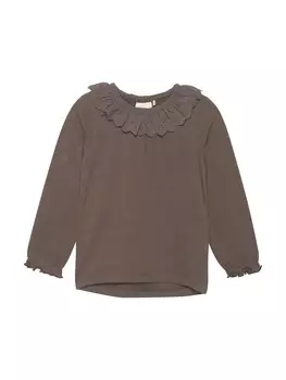 Лонгслив enfant, коричневый