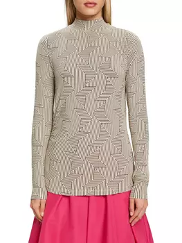 Лонгслив ESPRIT, бежевый