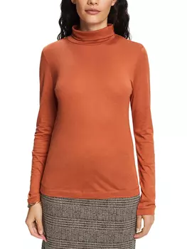 Лонгслив ESPRIT, цвет Terrakotta