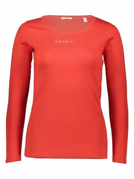 Лонгслив ESPRIT Longsleeve, красный