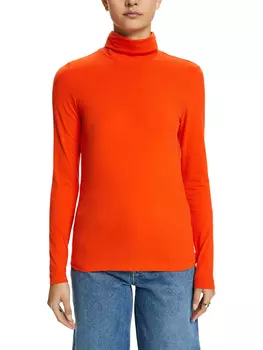 Лонгслив ESPRIT, оранжевый