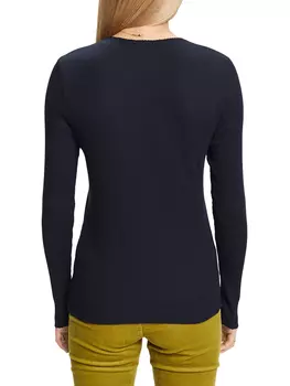 Лонгслив ESPRIT, темно-синий