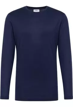 Лонгслив Eterna, темно-синий
