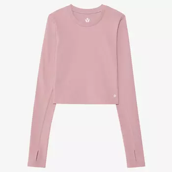 Лонгслив Even&Odd Active Super Soft Cotton Touch, розовый