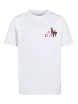 Лонгслив F4Nt4Stic CHRISTMAS DEER, белый