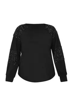 Лонгслив faina Shirt, черный