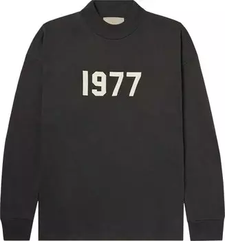 Лонгслив Fear of God Essentials Essentials Long-Sleeve Tee 'Iron', черный