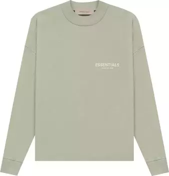 Лонгслив Fear of God Essentials Essentials Long-Sleeve Tee 'Sea Foam', зеленый