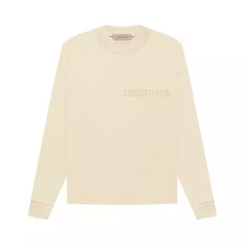 Лонгслив Fear of God Essentials Long-Sleeve Tee 'Eggshell', белый