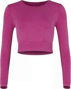 Лонгслив Fila, фиолетовый