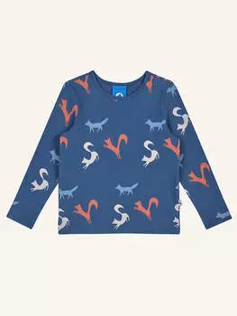 Лонгслив finkid, цвет dunkelblau/bunt