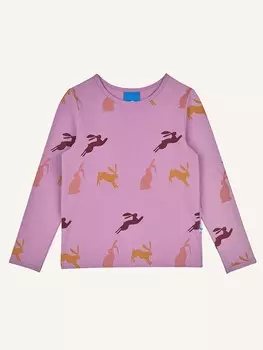 Лонгслив finkid, цвет mauve/bunt