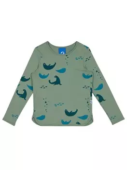 Лонгслив finkid, зеленый