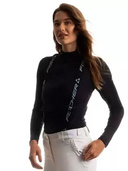 Лонгслив Fischer Funktionsshirt, черный