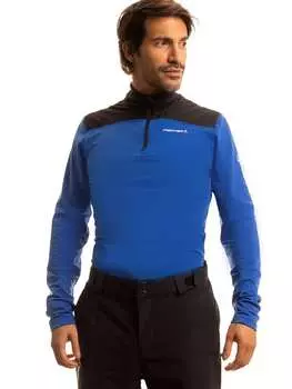 Лонгслив Fischer Funktionsshirt, синий