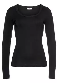 Лонгслив Flashlights, черный