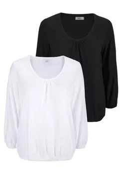 Лонгслив FLASHLIGHTS Shirt, черный/белый