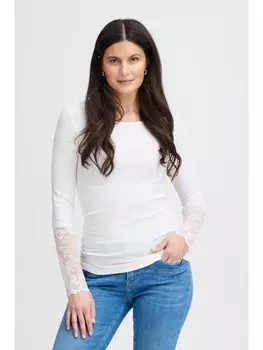 Лонгслив Fransa, белый