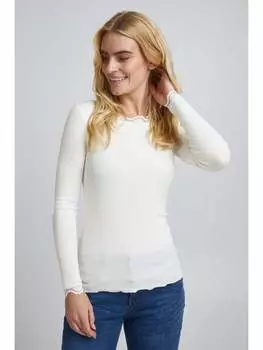 Лонгслив Fransa, белый