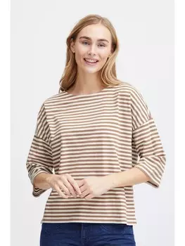 Лонгслив Fransa, коричневый