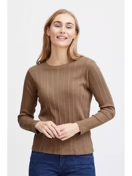 Лонгслив Fransa, коричневый