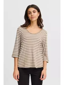 Лонгслив Fransa Longsleeve, коричневый