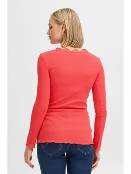 Лонгслив Fransa Longsleeve, красный