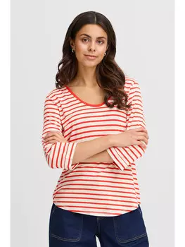 Лонгслив Fransa Longsleeve, красный