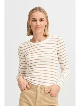 Лонгслив Fransa Longsleeve, натуральный