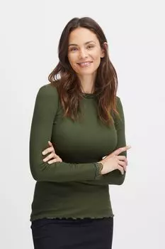 Лонгслив Fransa, зеленый