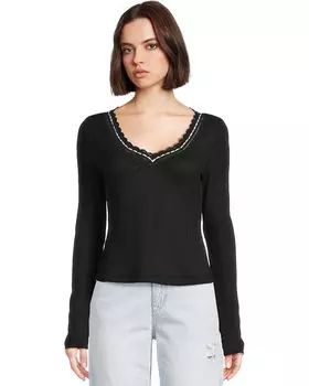 Лонгслив Free People Only You Long, черный