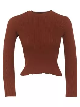 Лонгслив Freshlions STELLA, коричневый