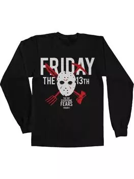 Лонгслив Friday The 13th, черный