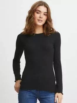 Лонгслив фризамонд Fransa, черный