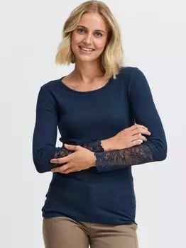 Лонгслив фризамонд Fransa, синий