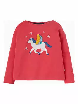 Лонгслив Frugi, красный