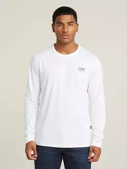 Лонгслив G-Star, белый