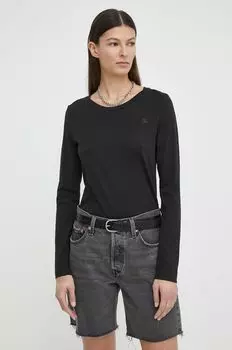 Лонгслив G-Star Raw, черный