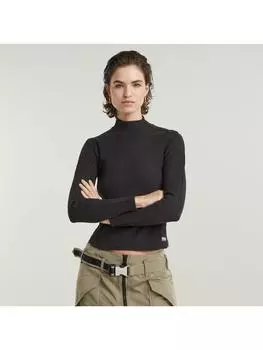 Лонгслив G-Star Raw Langarmshirt, цвет dk black