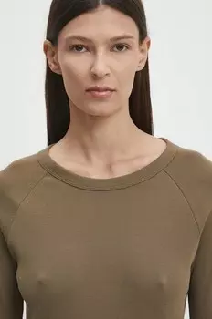 Лонгслив G-Star Raw, зеленый