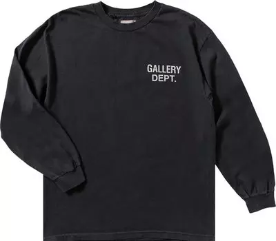 Лонгслив Gallery Dept. Souvenir Long-Sleeve Tee 'Black', черный
