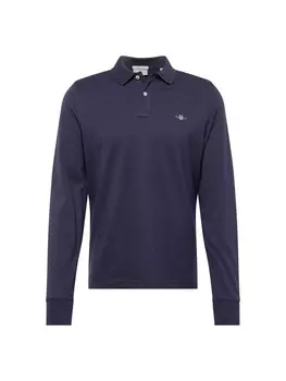 Лонгслив GANT Regular fit Shirt, темно-синий