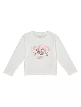 Лонгслив GAP, белый