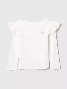 Лонгслив GAP, белый