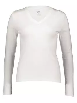 Лонгслив GAP Longsleeve, белый