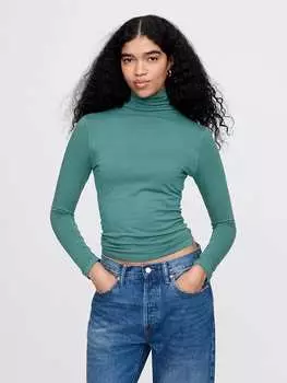 Лонгслив GAP Longsleeve, бирюзовый