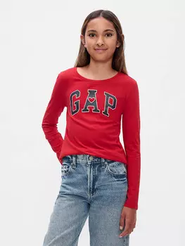 Лонгслив GAP Longsleeve, красный
